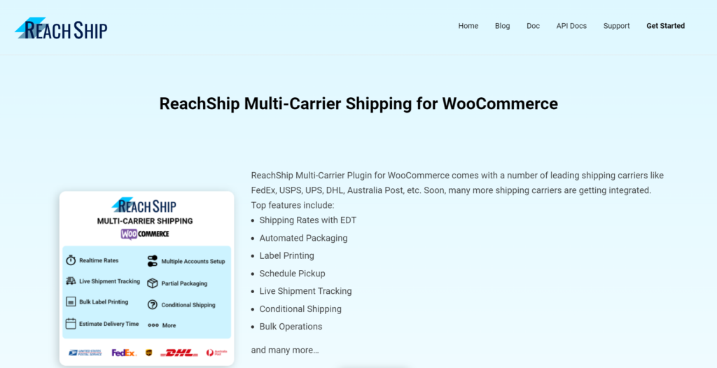 ReachShip API | Shipping APIs for Shopify