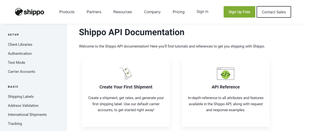 Shippo API