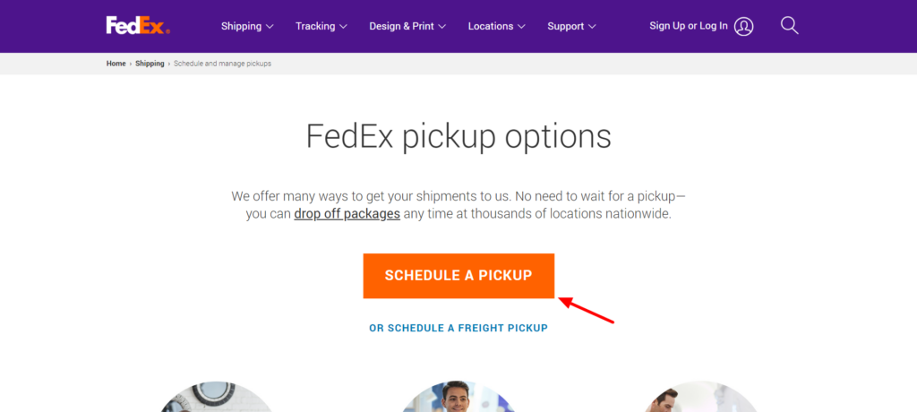 arrange an international pickup with fedex